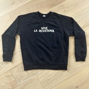 Clare V. vive la resistance sweatshirt